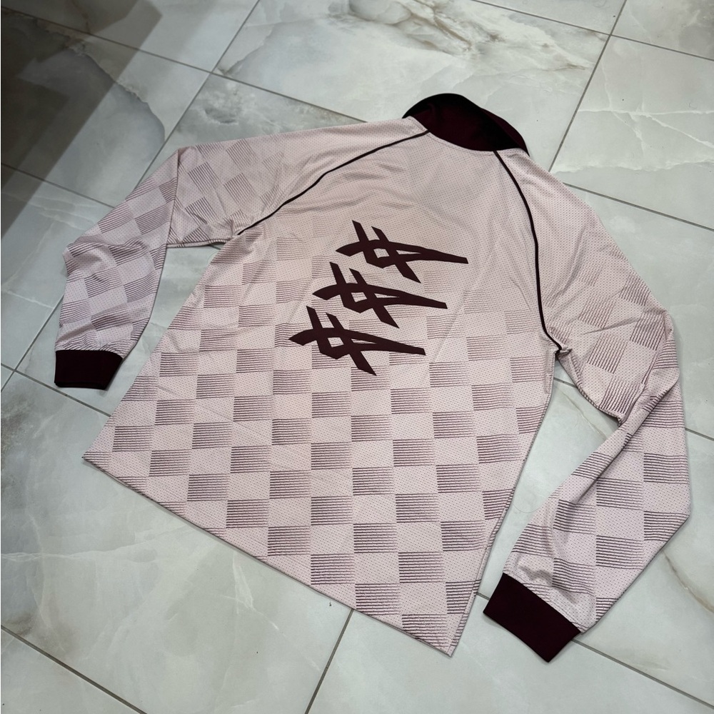 🔥 RARE Bandit Running x ASICS Pinny Mesh Sound Mind Your Business NYC LS Shirt - Picture 5 of 11